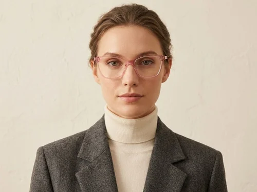 Lunettes papillon en acétate rouge #BS2425-1449