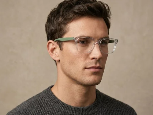 Lunettes rectangulaires en acétate gris #BS2425-1463