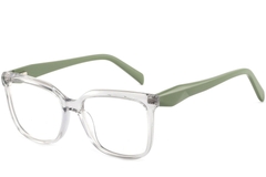 Gafas rectangulares de acetato gris #BS2425-1463