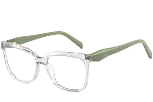 Lunettes rectangulaires en acétate gris #BS2425-1463