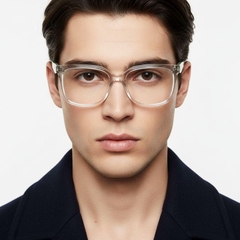 Gafas rectangulares de acetato gris #BS2425-1463