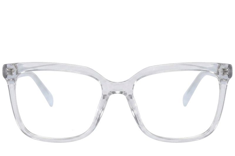 Gafas rectangulares de acetato azul #BS2425-1467