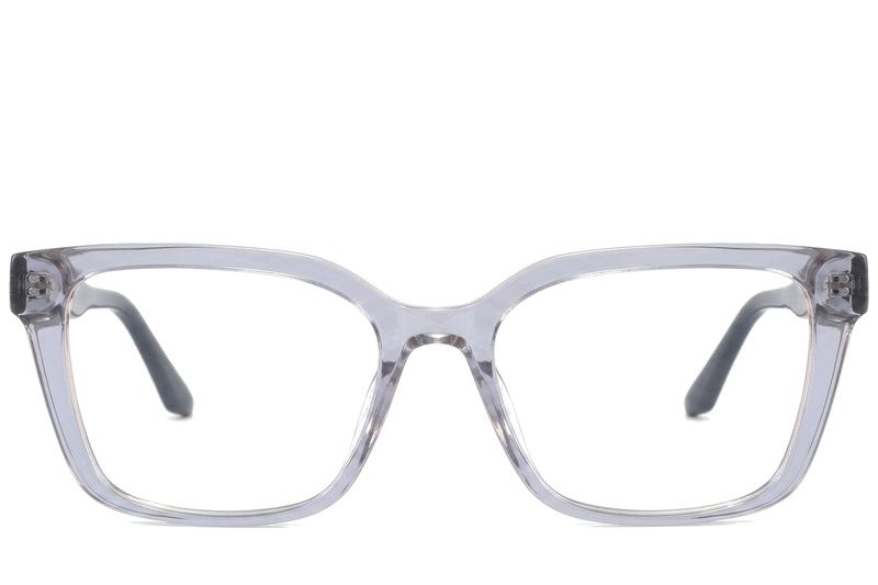 Gafas rectangulares de acetato azul #BS2425-1468