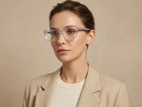 Lunettes rectangulaires en acétate gris #BS2425-1470