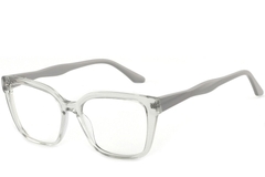 Gafas rectangulares de acetato gris #BS2425-1470