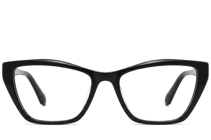 Butterfly Black Acetate Glasses #BS2425-1472