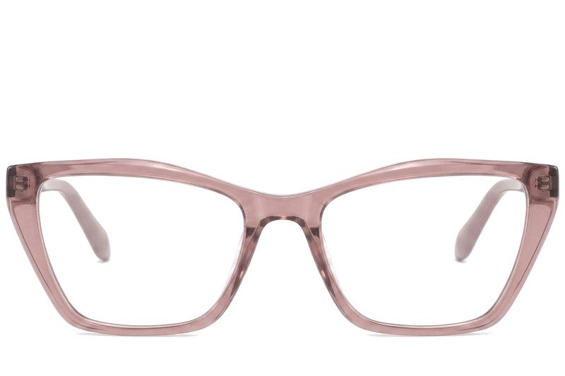 Gafas de acetato rojas con forma de mariposa #BS2425-1474