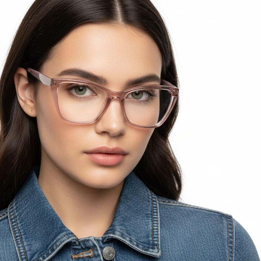 Butterfly Red Acetate Glasses #BS2425-1474