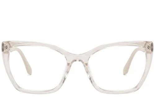 Lunettes papillon en acétate brun #BS2425-1476