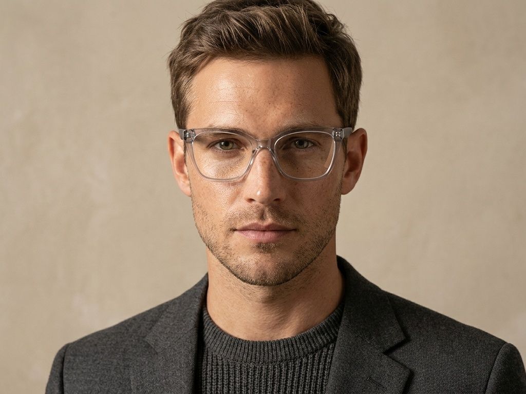 Occhiali in acetato grigio farfalla #BS2425-1477