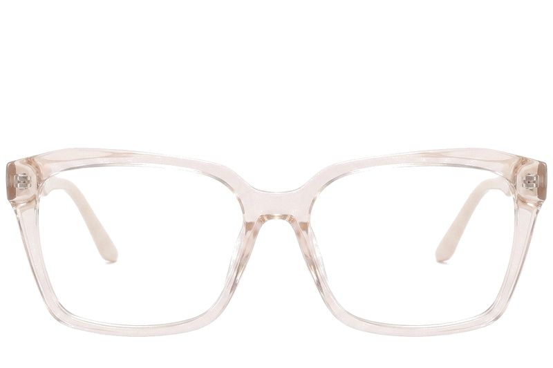 Bicchieri rettangolari in acetato rosa #BS2425-1481