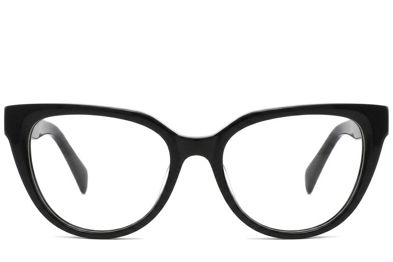 Butterfly Black Acetate Glasses #BS2425-1484