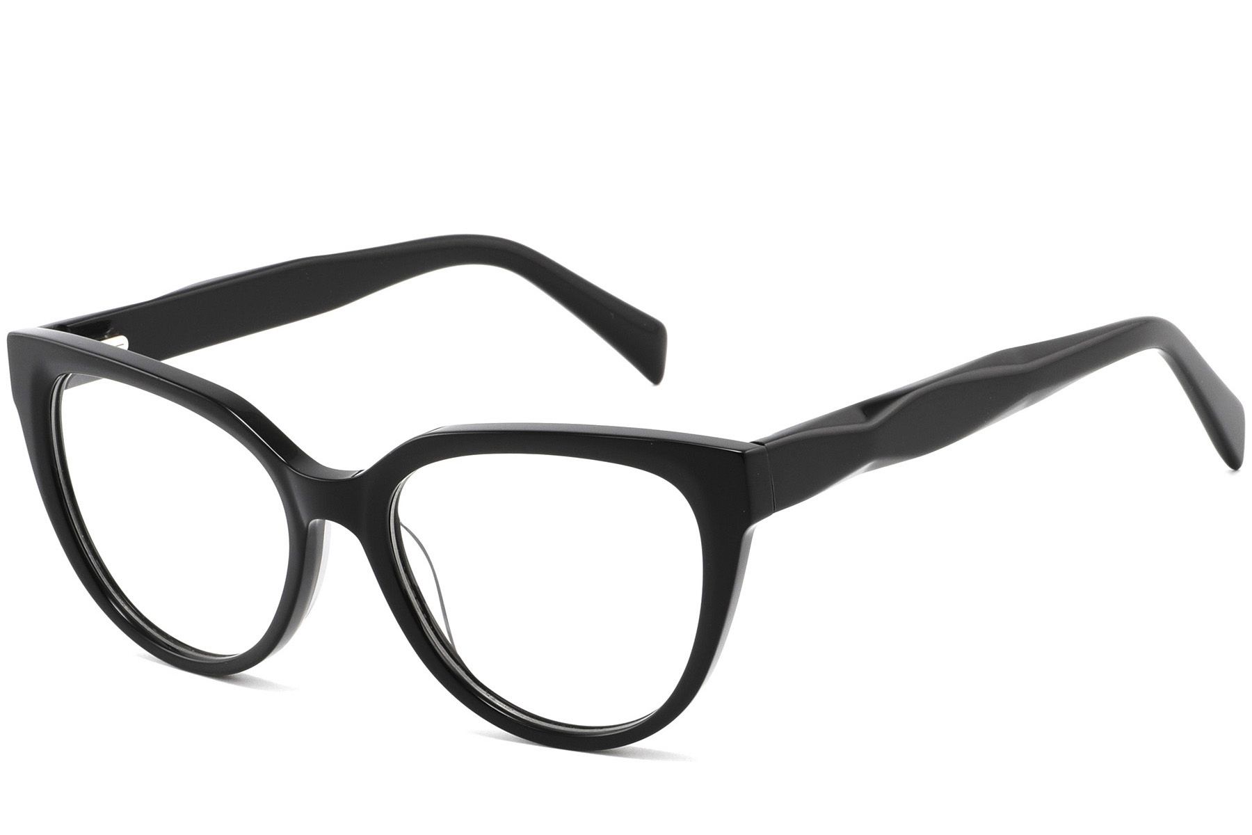 Butterfly Black Acetate Glasses #BS2425-1484