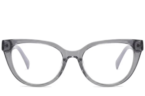 Lunettes en acétate gris papillon #BS2425-1485