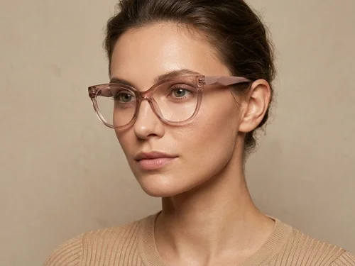 Lunettes en acétate rose papillon #BS2425-1486