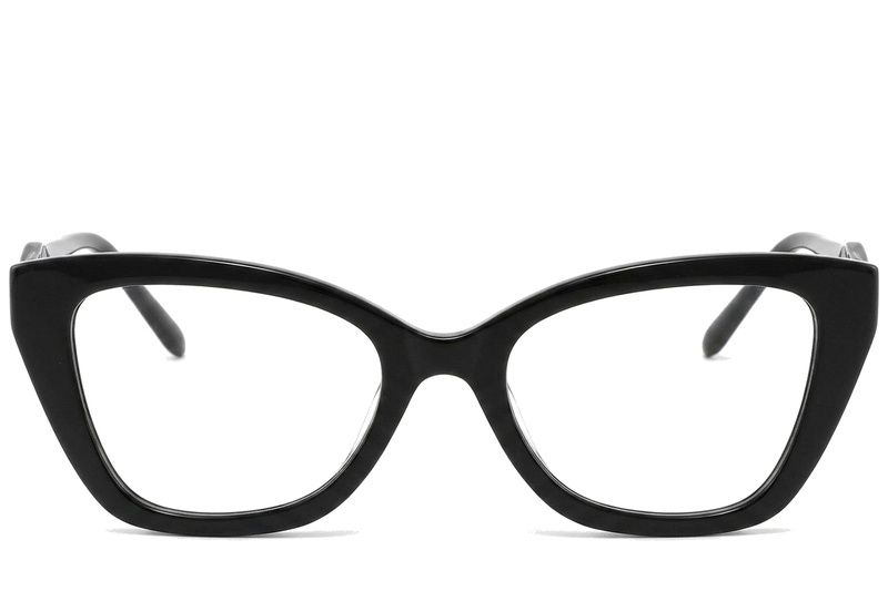Butterfly Black Acetate Glasses #BS2425-1488