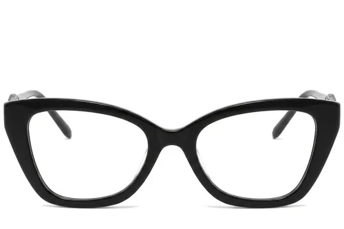 Lunettes papillon en acétate noir #BS2425-1488