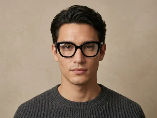 Lunettes papillon en acétate noir #BS2425-1488