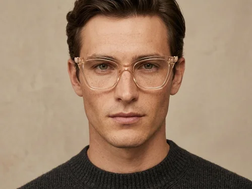 Lunettes papillon en acétate jaune #BS2425-1489