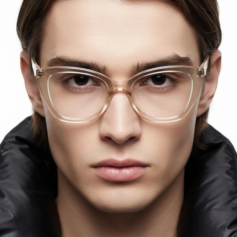 Butterfly Yellow Acetate Glasses #BS2425-1489