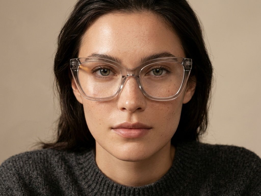 Gafas de acetato gris mariposa #BS2425-1490