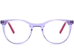 Gafas ovaladas de acetato morado #BS2425-1493