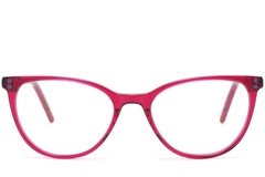 Gafas de acetato rojo mariposa #BS2425-1495