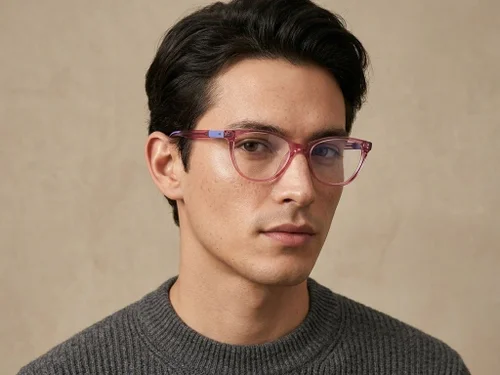 Lunettes en acétate rose papillon #BS2425-1496