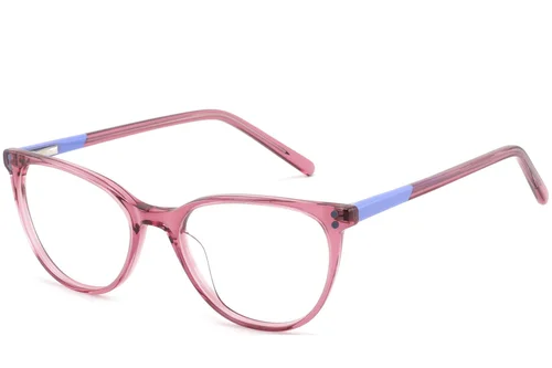 Lunettes en acétate rose papillon #BS2425-1496