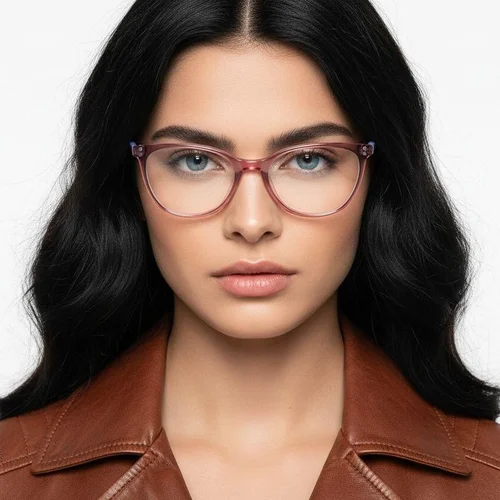 Lunettes en acétate rose papillon #BS2425-1496