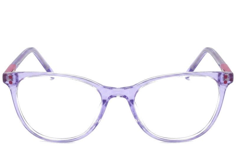 Gafas de acetato moradas con forma de mariposa n.° BS2425-1497