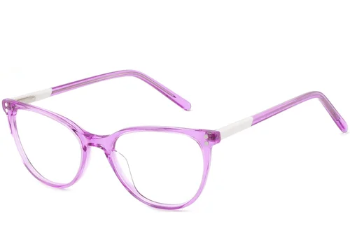 Lunettes en acétate violet papillon #BS2425-1498