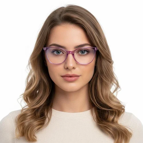 Lunettes en acétate violet papillon #BS2425-1498