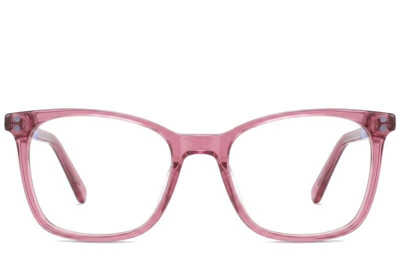 Occhiali in acetato rosso farfalla #BS2425-1502
