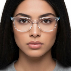 Gafas de acetato transparentes con forma de mariposa #BS2425-1506