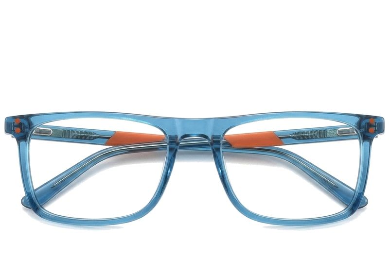 Lunettes aviateur en acétate bleu #BS2425-1511