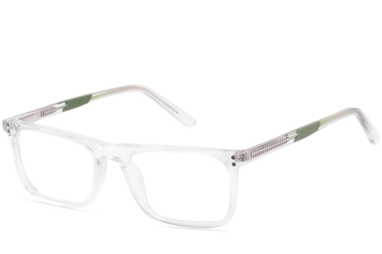 Lunettes d'aviateur en acétate transparent #BS2425-1514