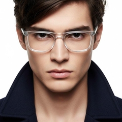 Aviator Transparent Acetate Glasses #BS2425-1514