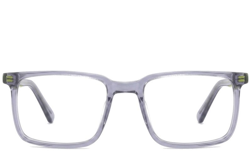 Rectangular Grey Acetate Glasses #BS2425-1518