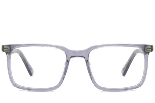 Lunettes rectangulaires en acétate gris #BS2425-1518