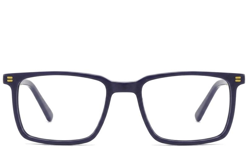 Rectangular Blue Acetate Glasses #BS2425-1519