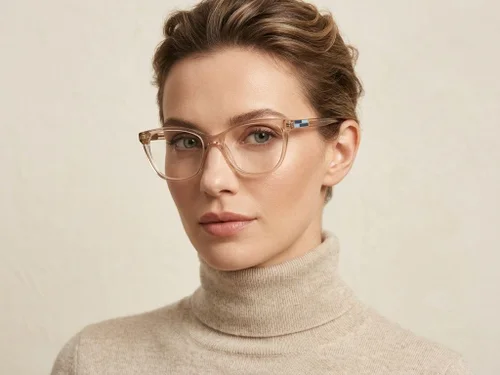 Lunettes papillon en acétate brun #BS2425-1525