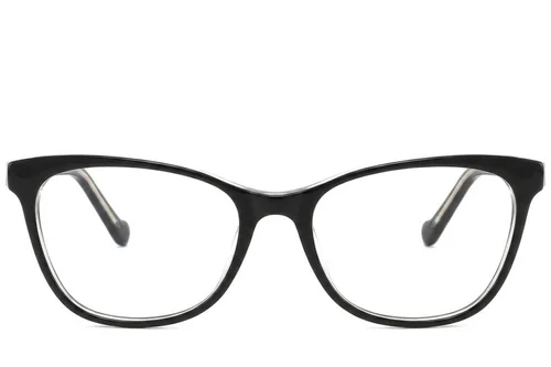 Butterfly Black Acetate Glasses #BS2425-1529