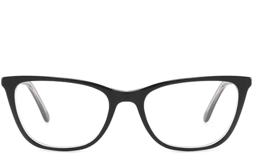 Lunettes papillon en acétate noir #BS2425-1533