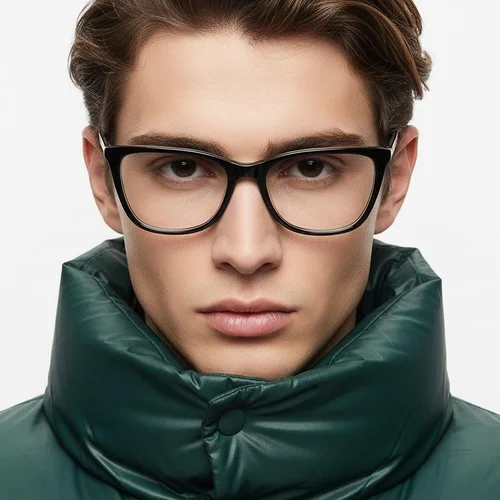 Lunettes papillon en acétate noir #BS2425-1533