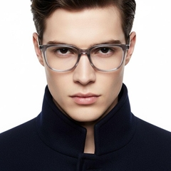 Gafas rectangulares de acetato morado #BS2425-1538