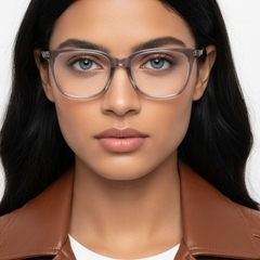 Gafas rectangulares de acetato morado #BS2425-1538