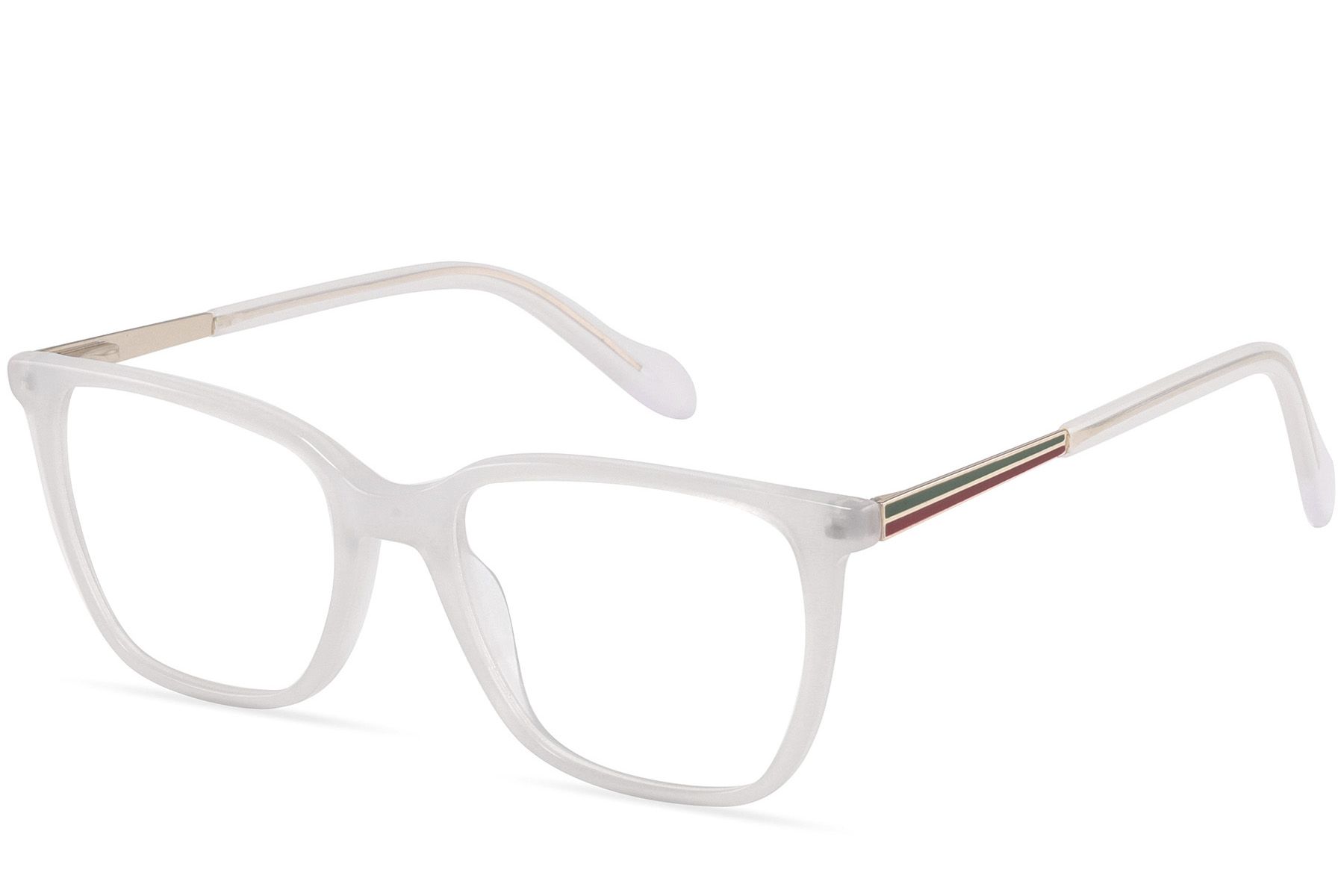 Rectangular Transparent Acetate Glasses #BS2425-1540