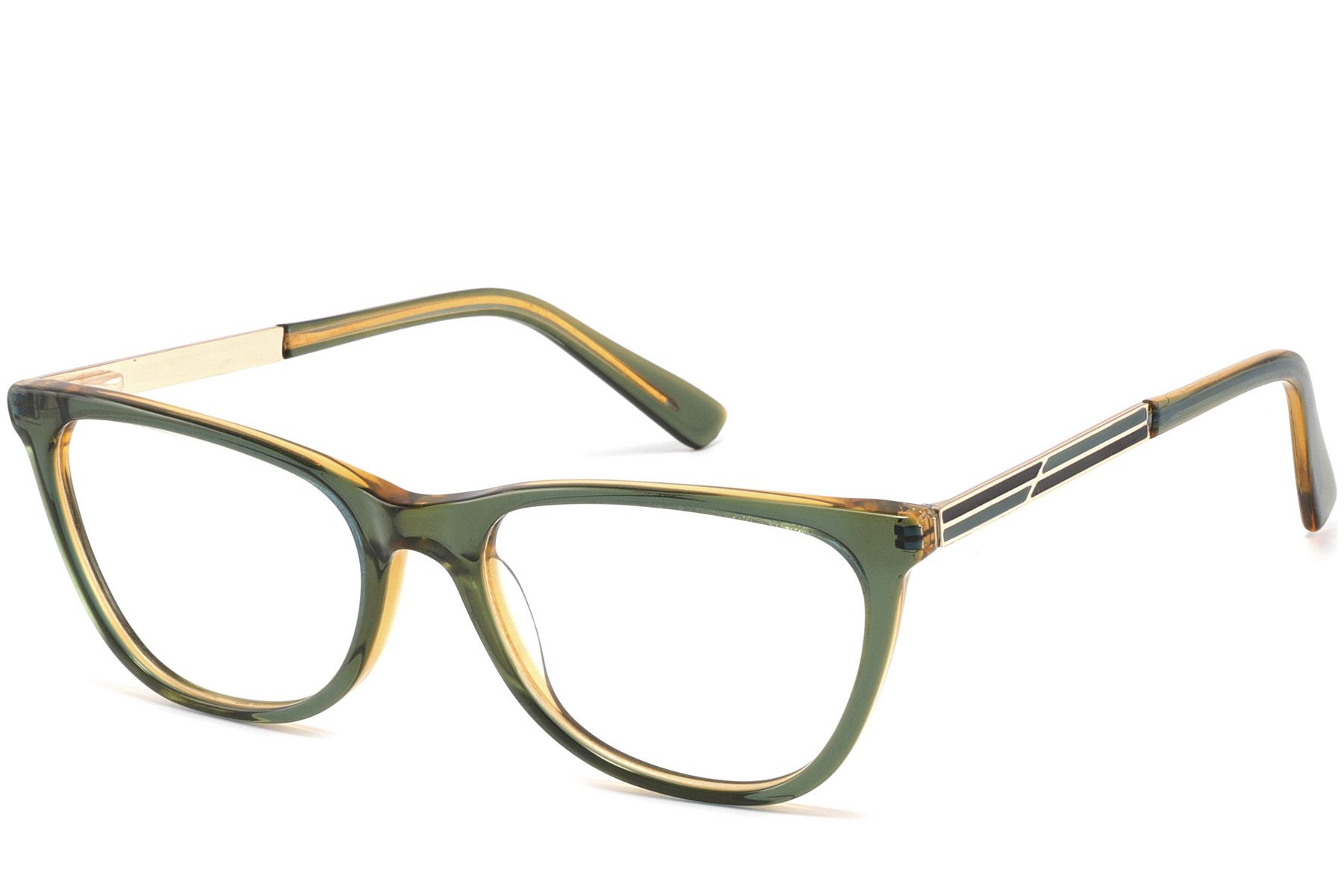 Butterfly Green Acetate Glasses #BS2425-1547
