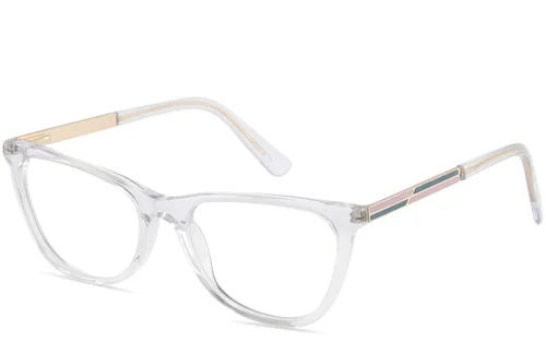 Verres en acétate transparent papillon #BS2425-1550